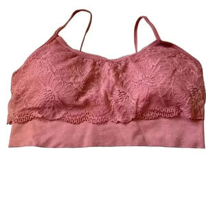 Dusty  rose Bralette, size XS